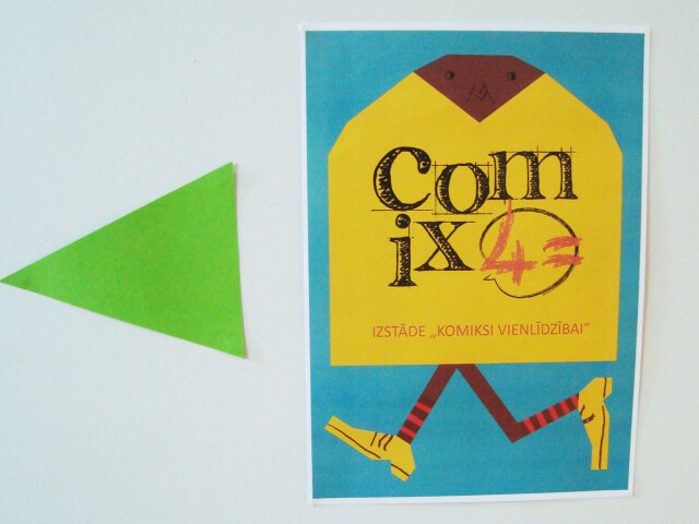 L’exposition en Lettonie de ComiX4= au Centre de Jeunes « Kanieris » de Riga à partir du 10 juillet jusqu’au mois d’octobre 2014.